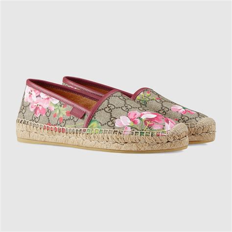 gucci blooms espadrilles|gucci espadrilles denim.